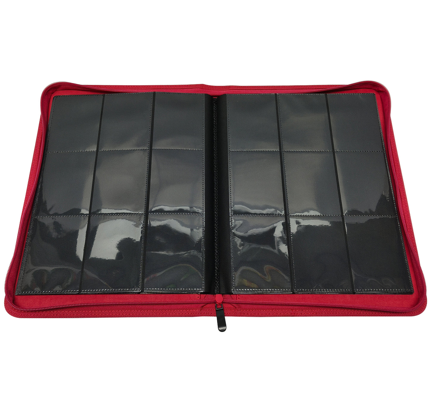 KamiTech Zip Binder 9 Pocket - Red
