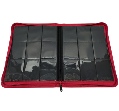 KamiTech Zip Binder 9 Pocket - Red