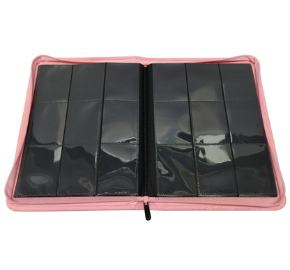 KamiTech Zip Binder 9 Pocket - Pink