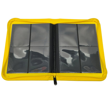 KamiTech Zip Binder 4 Pocket - Yellow