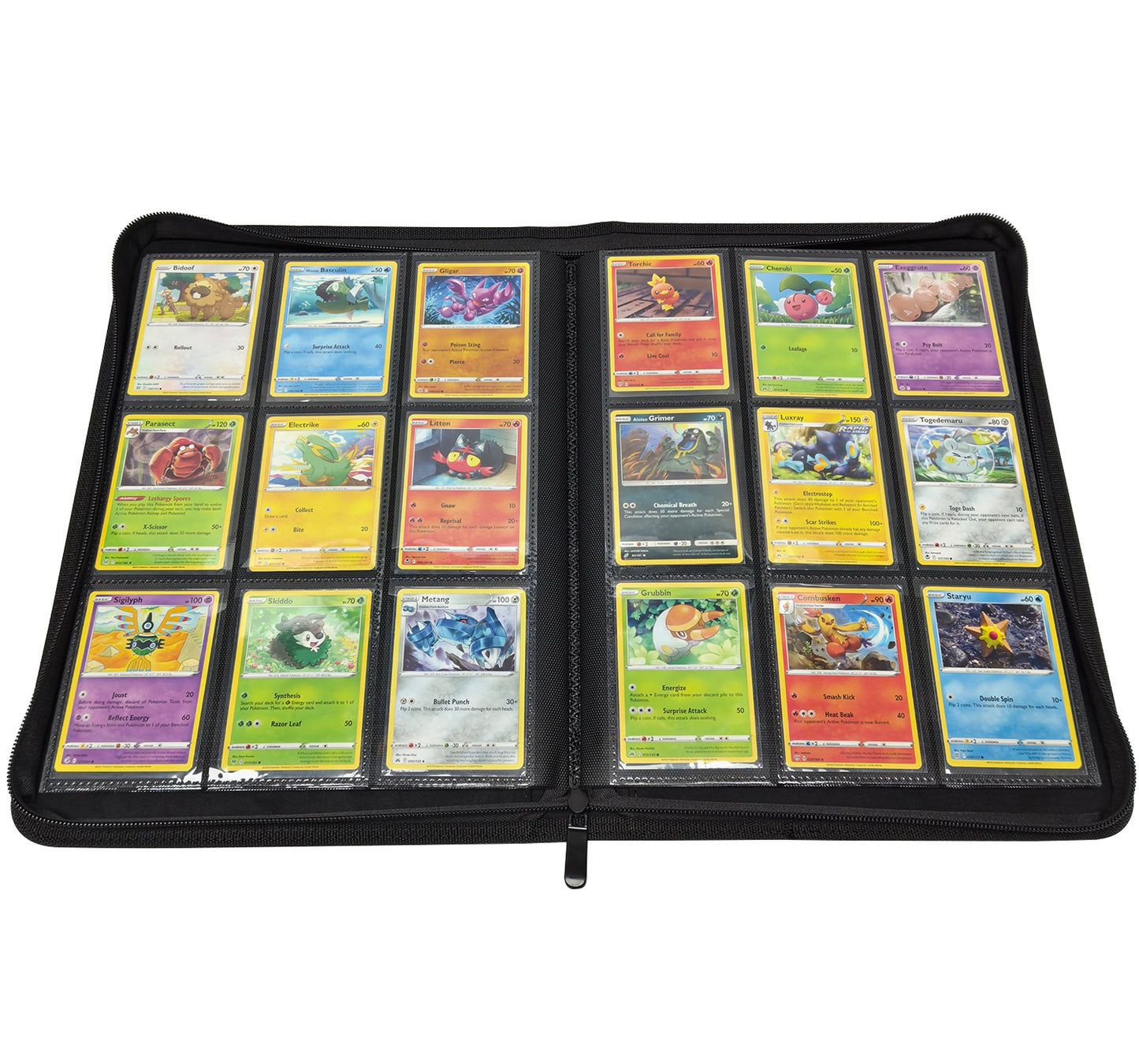 KamiTech Zip Binder 9 Pocket - Black