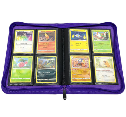 KamiTech Zip Binder 4 Pocket - Purple