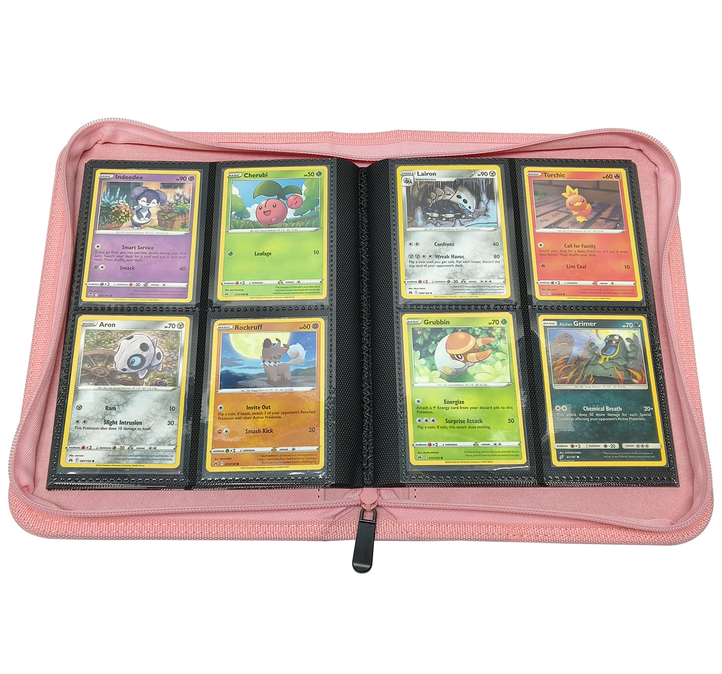 KamiTech Zip Binder 4 Pocket - Pink