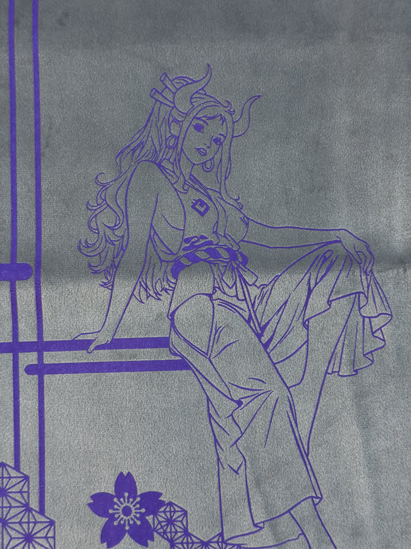 Oni Guardian of Wano 2 Player Cloth Playmat